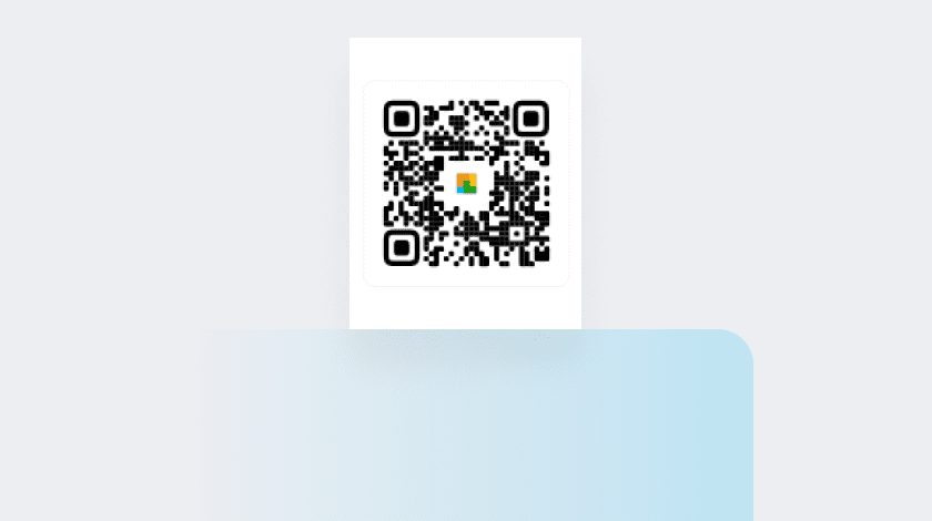 QR-код на оффлайн-выставке.