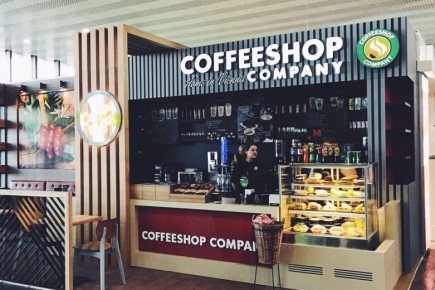 Открыта новая кофейня международной сети  Coffeeshop Company в аэропорту Шереметьево
