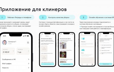 Приложение для клинеров от компании Братья Чистовы