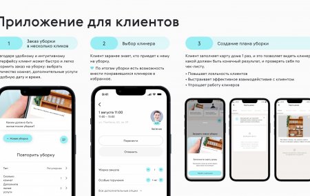 Приложение для клинеров от компании Братья Чистовы