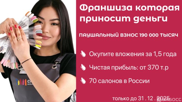 Франшиза CITY NAILS