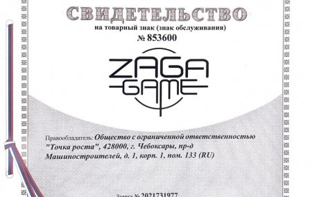 Франшиза ZAGA-GAME