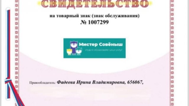 Франшиза образовательных услуг Мистер Совёныш