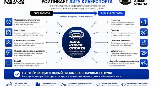 Франшиза Академия киберспорта инфографика