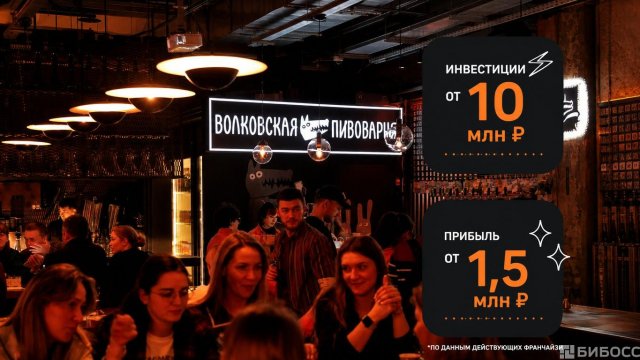 Франшиза Волковская пивоварня