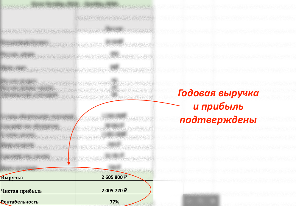 Готовый бизнес подтвержденной прибылью