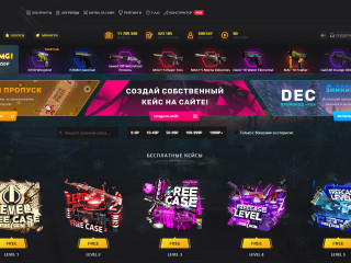 Крупный онлайн проект в сфере open case cs:go