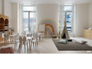 Детский сад в густонаселенном районе молодой Москвы