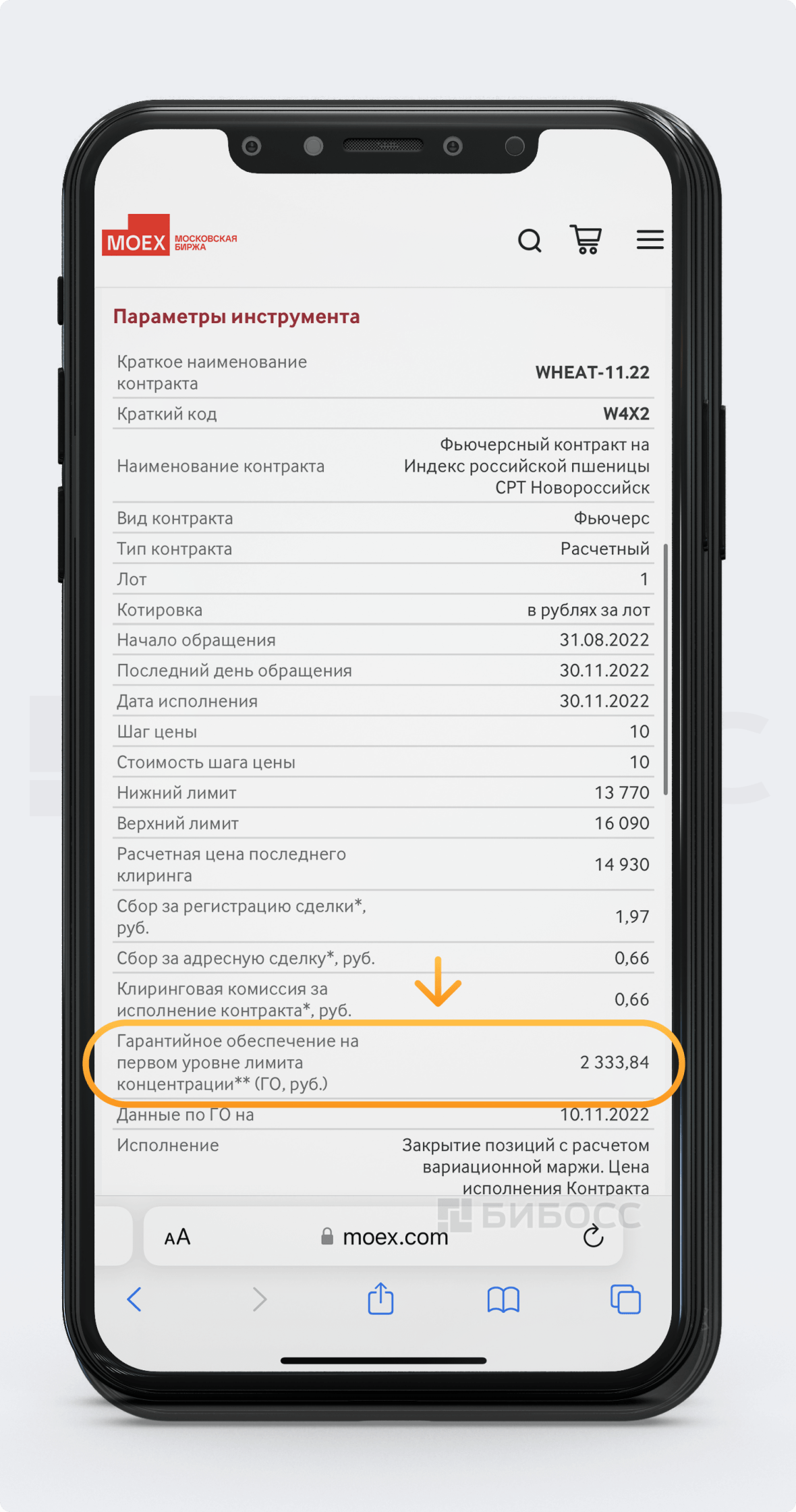 Инструкция по покупке фьючерса на сайте МОЕХ