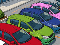 Автопарк аренды 10 авто