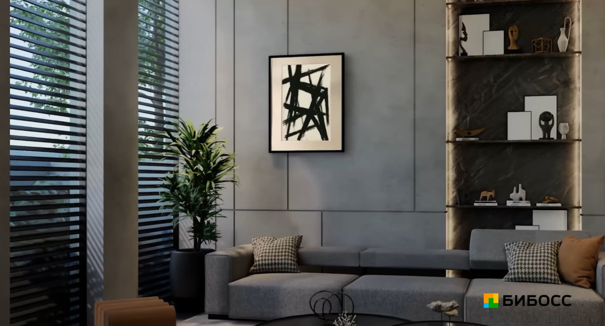 умный холст в интерьере