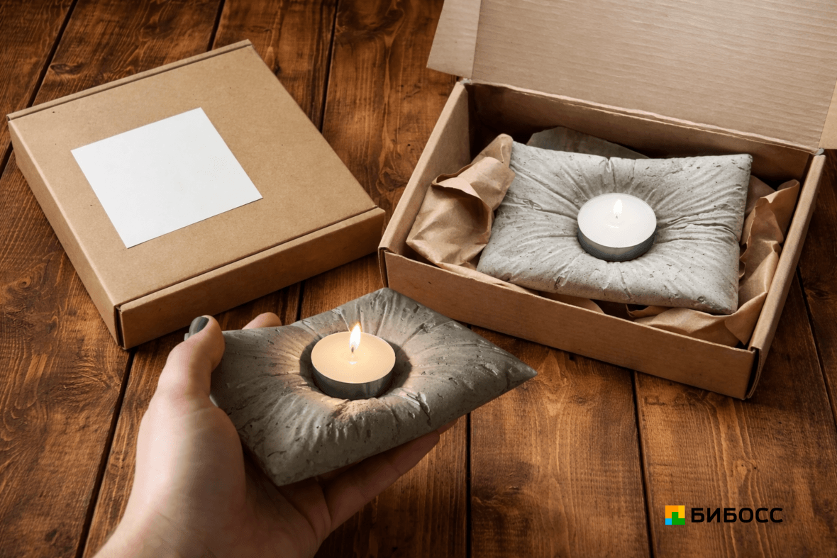 бетонные подсвечники