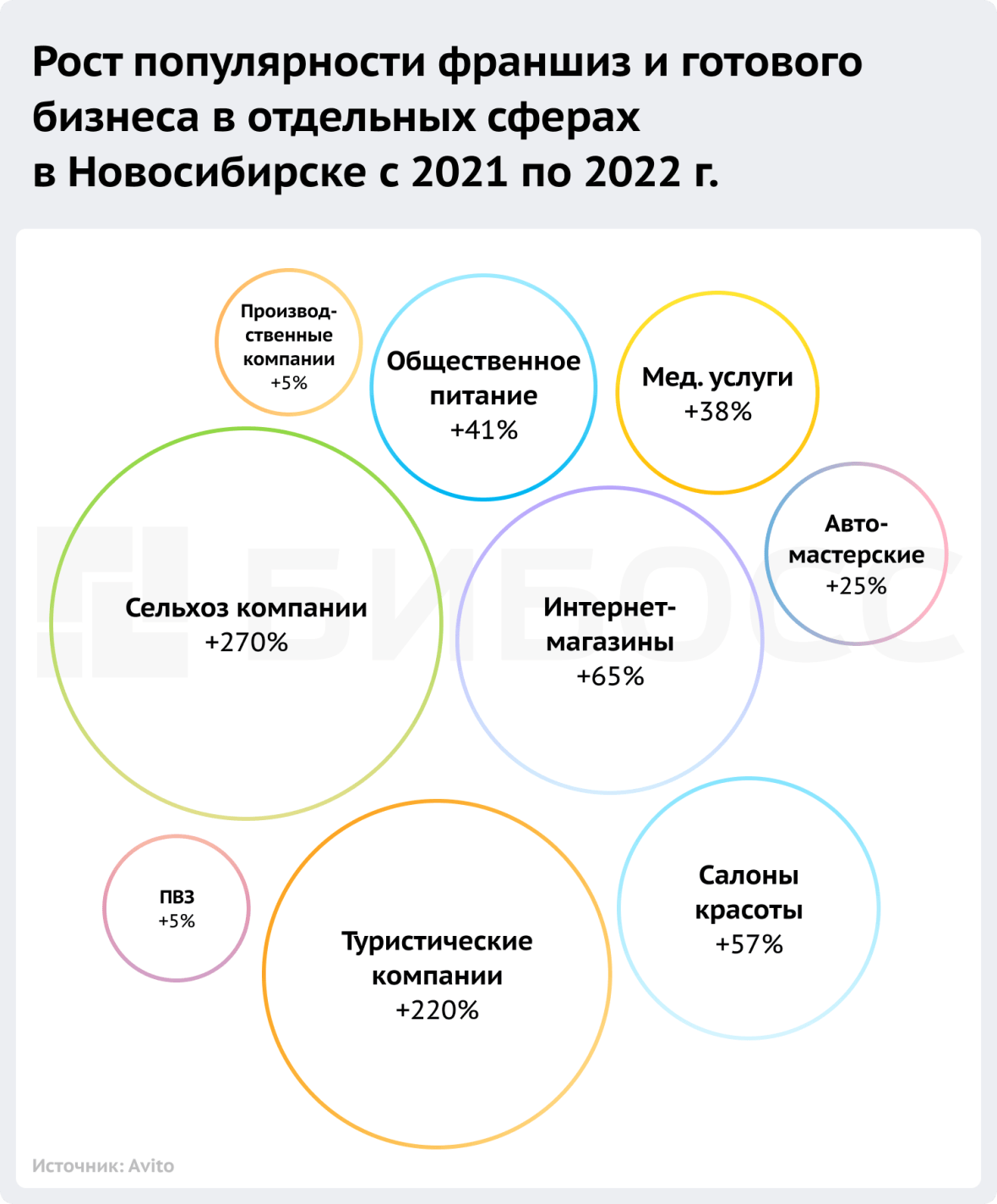 Популярные франшизы в Новосибирске 2023