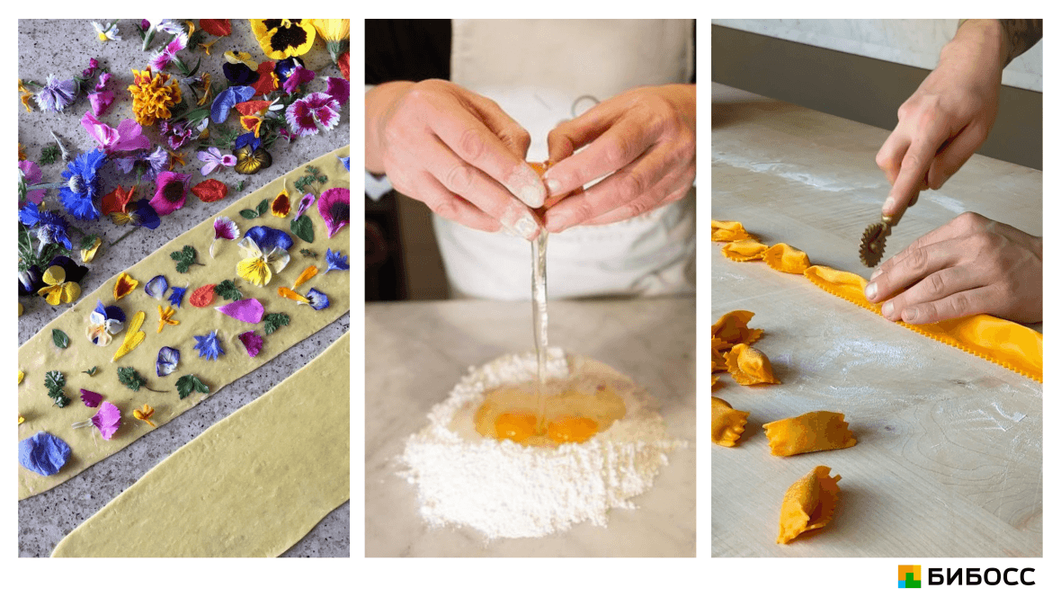 приготовление дизайнерской пасты