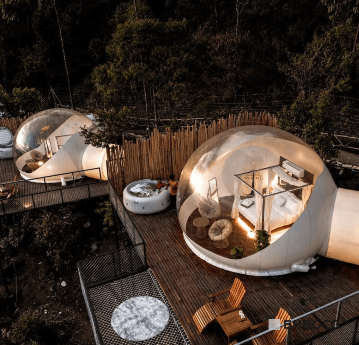 глэмпинг гео-купол