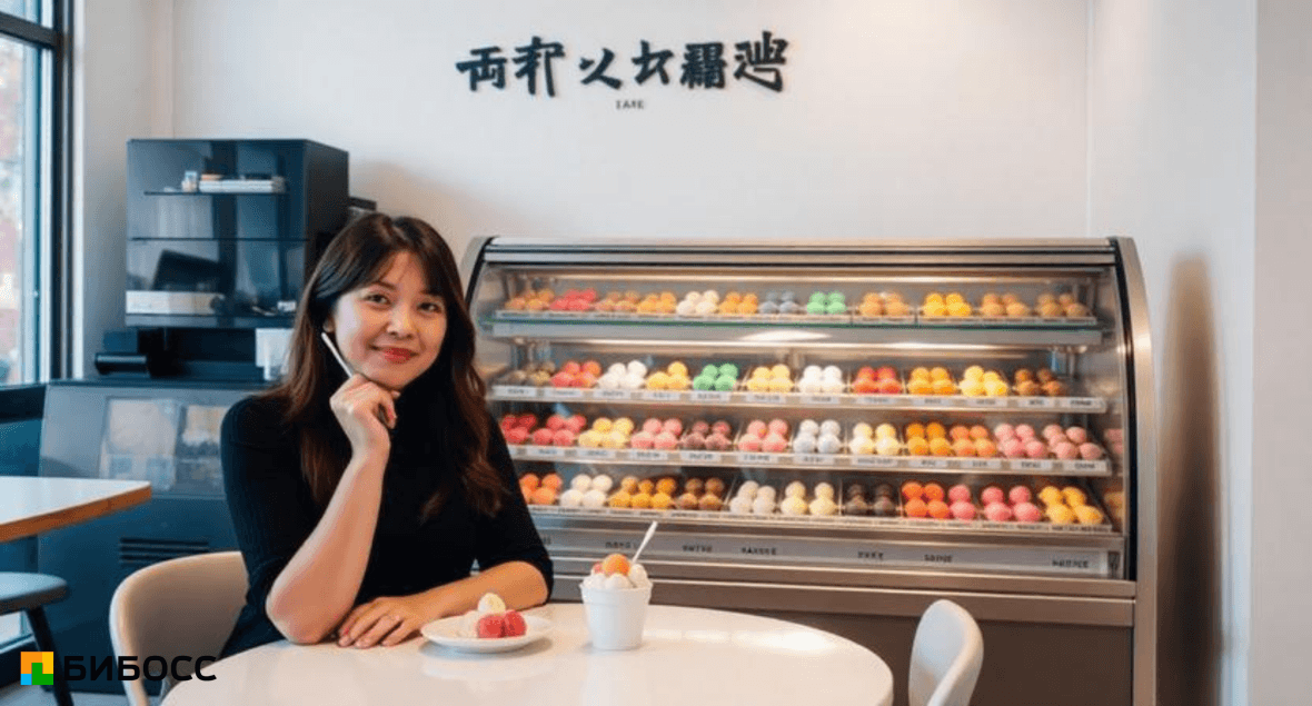 кафе моти-мороженое