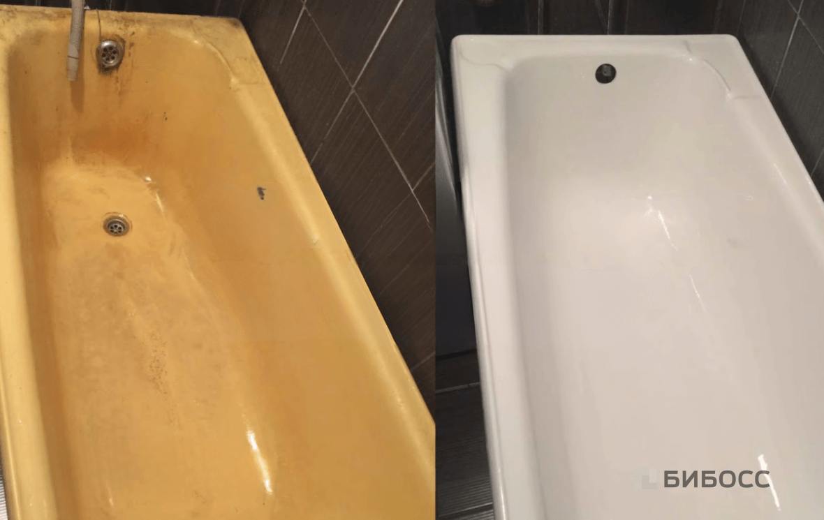 реставрация акриловых ванн