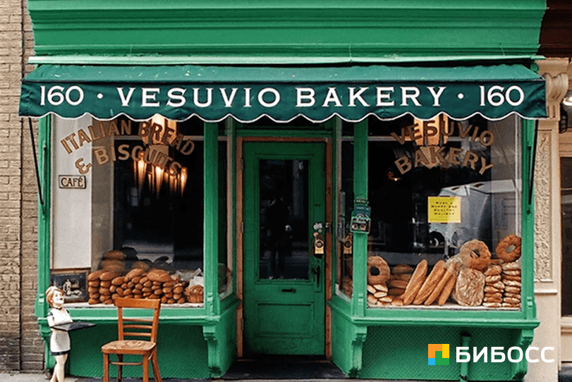 Фасад мини-пекарни Vesuvio Bakery