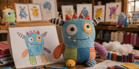 Игрушки по рисункам детей