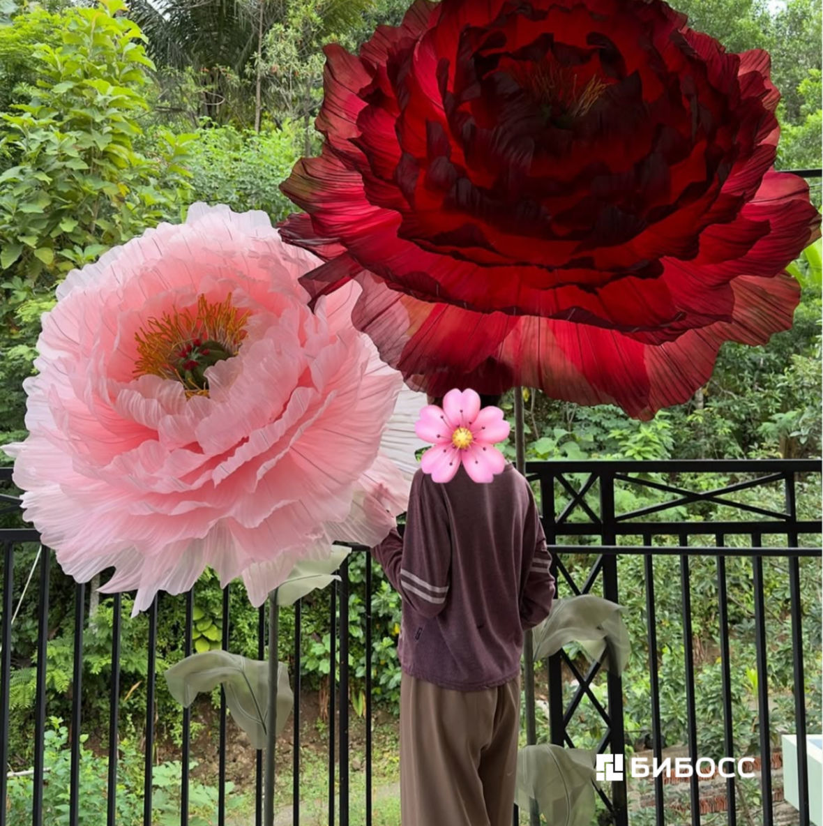 цветы из органзы