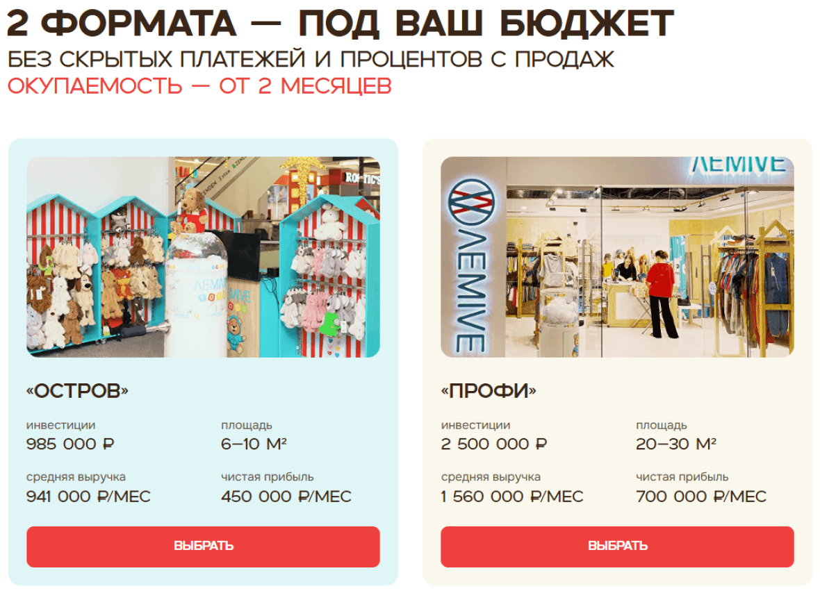 Франшиза магазина детских товаров «Мастерская плюшевых друзей» LEMIVE Toys