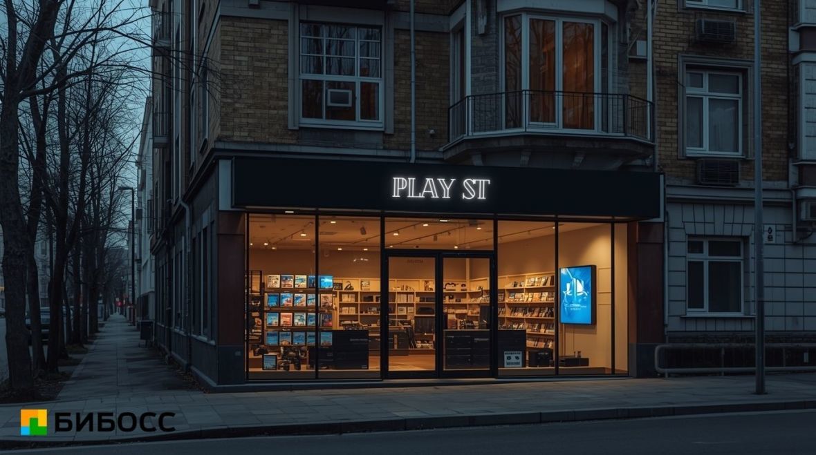как выглядит магазин видеоигр снаружи
