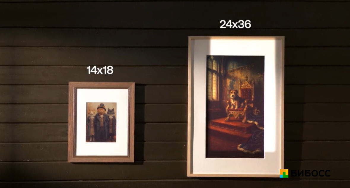 размеры ИИ холстов