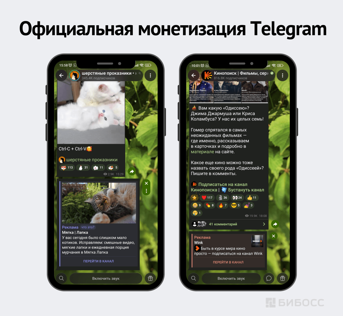 Официальная монетизация Telegram