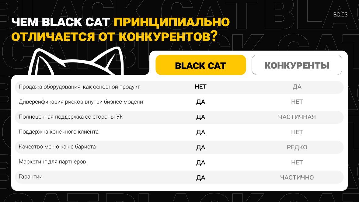 франшиза BLACK CAT