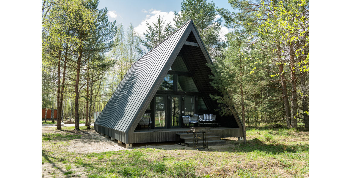 LesAframe-77 | Стиль A-frame | Площадь 77м2 | Средняя доходность: 170-250 тыс.руб./мес | Цена: 10 047 000 руб.