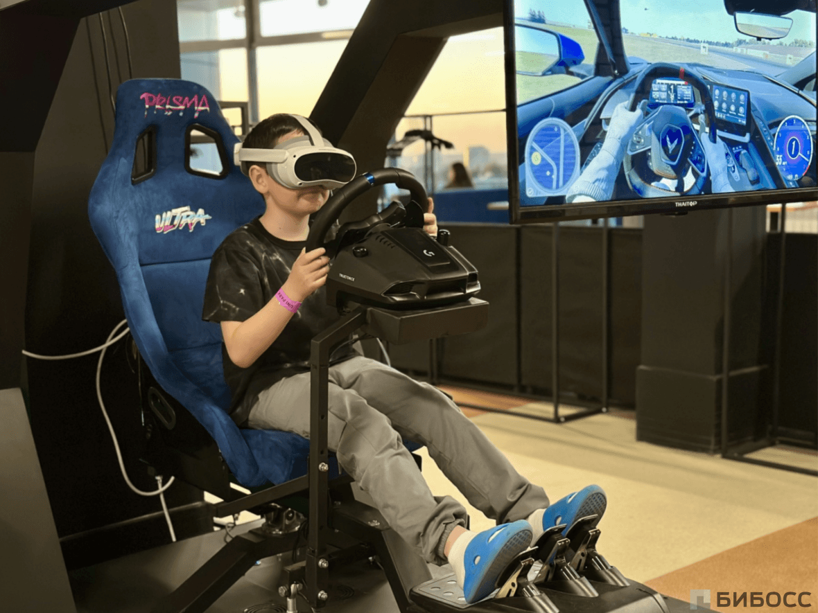VR-аттракцион в торговом центре для детей