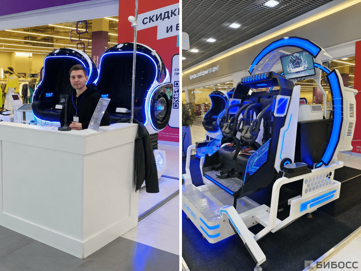 Оператор VR-аттракционов, работа в торговом центре