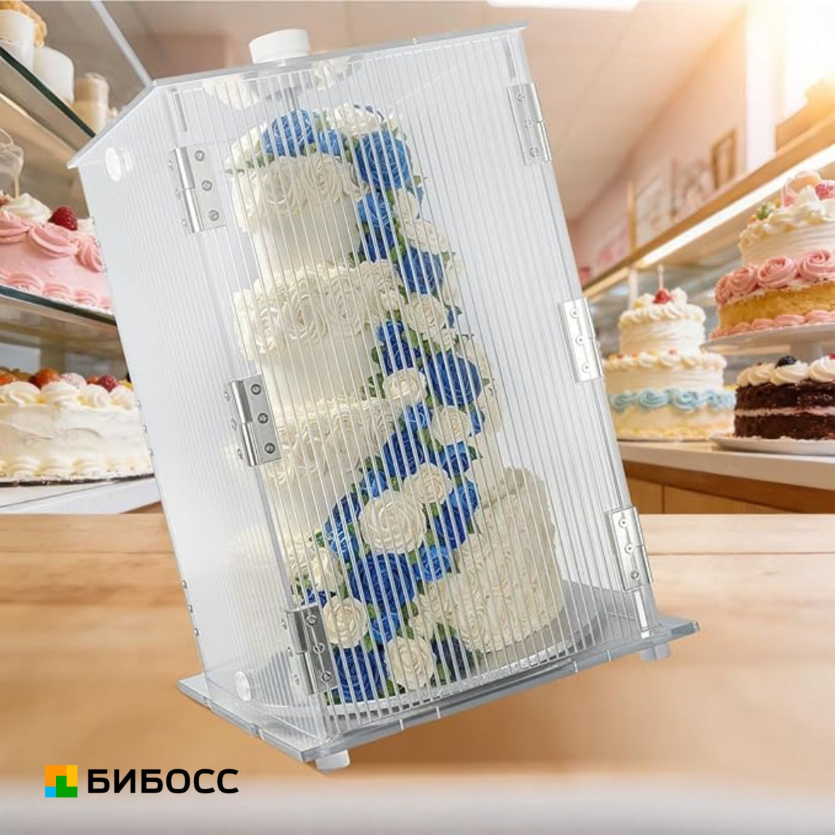 бокс для транспортировки многоярусных тортов