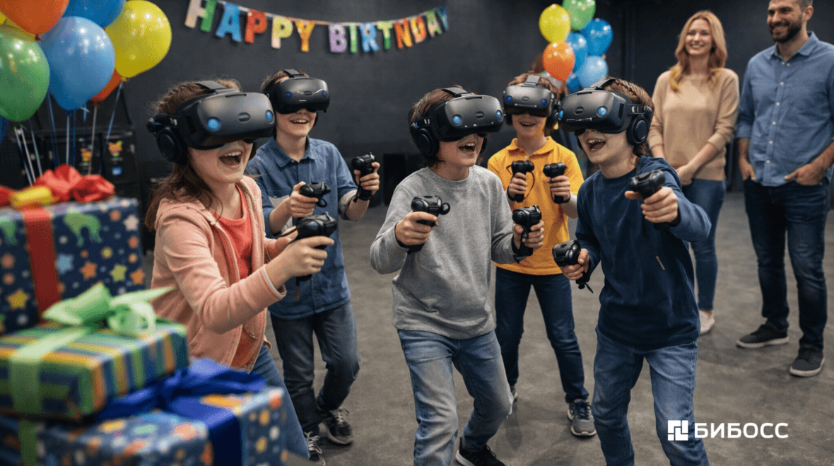 детский день рождения на vr арене