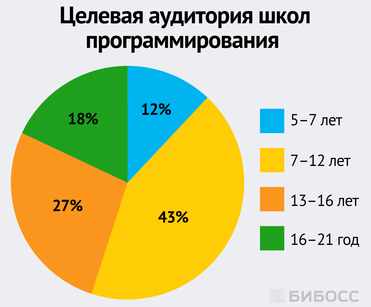 Целевая аудитория школ программирования