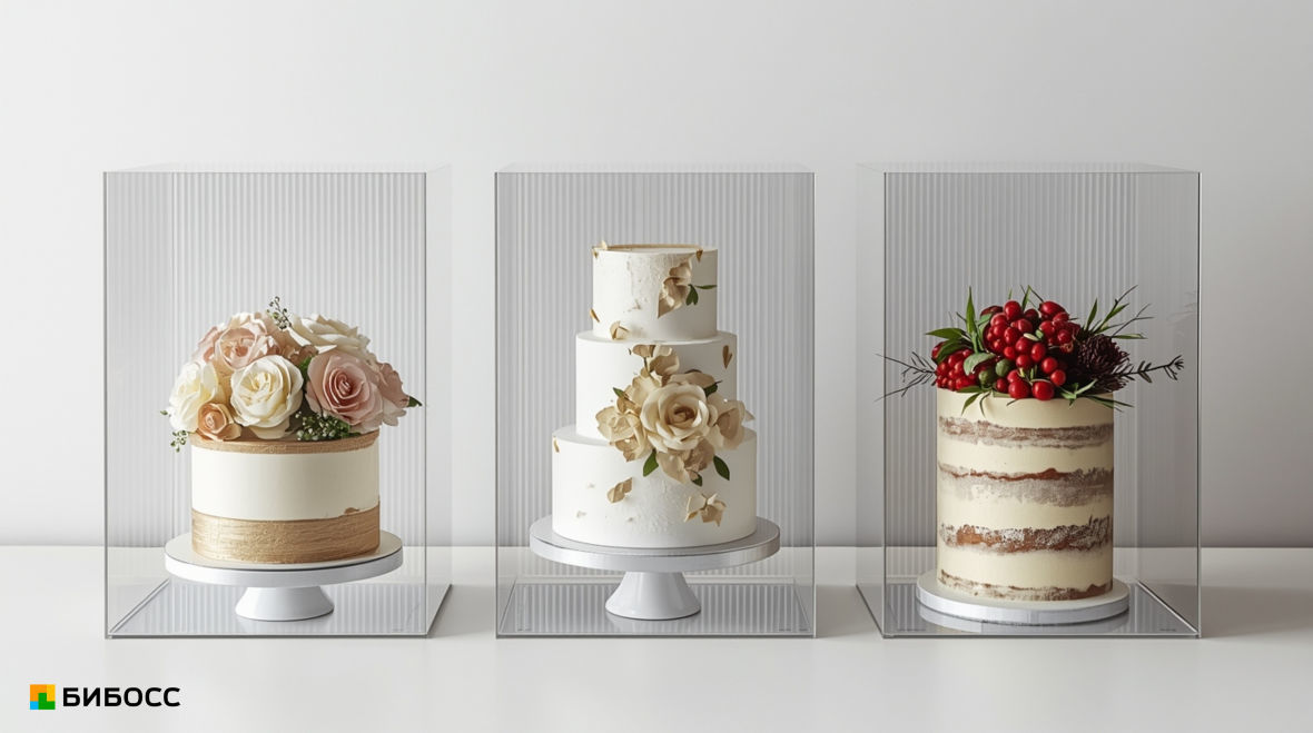 боксы для безопасной транспортировки тортов