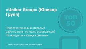 Unikor: стратегический взлет в Рейтинге ТОП-50 работодателей России по версии Hh.ru