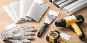 Установка натяжных потолков