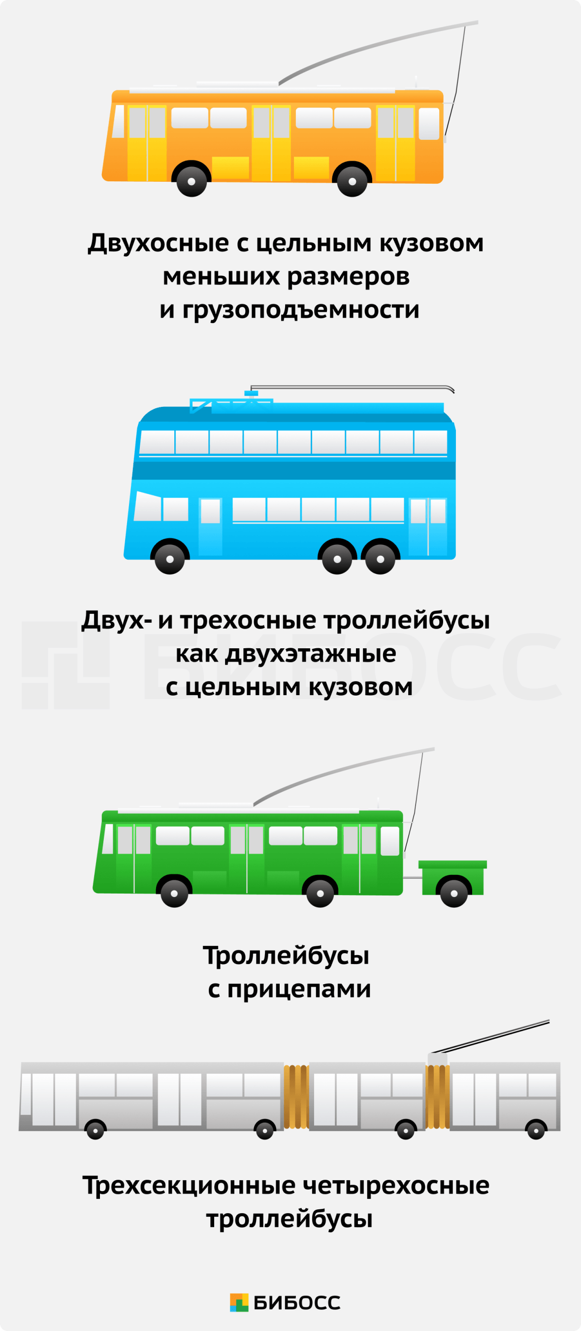 разновидности троллейбусов для бизнеса