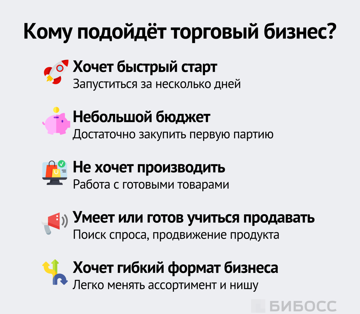 Кому подойдет торговый бизнес