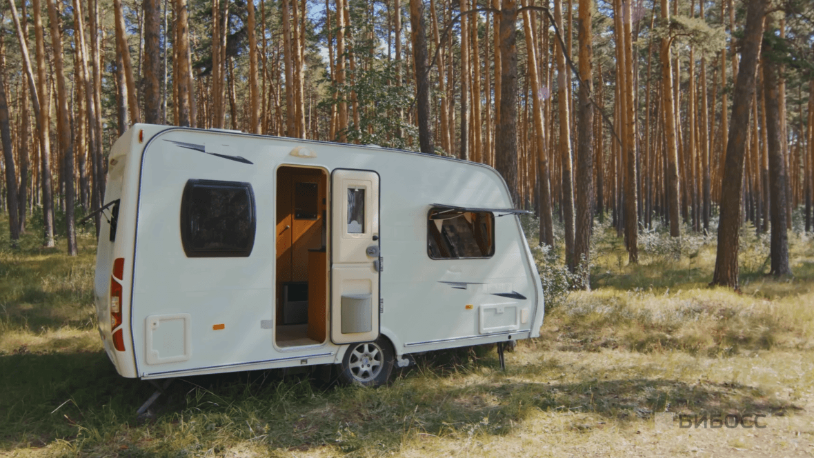 кемпер на природе