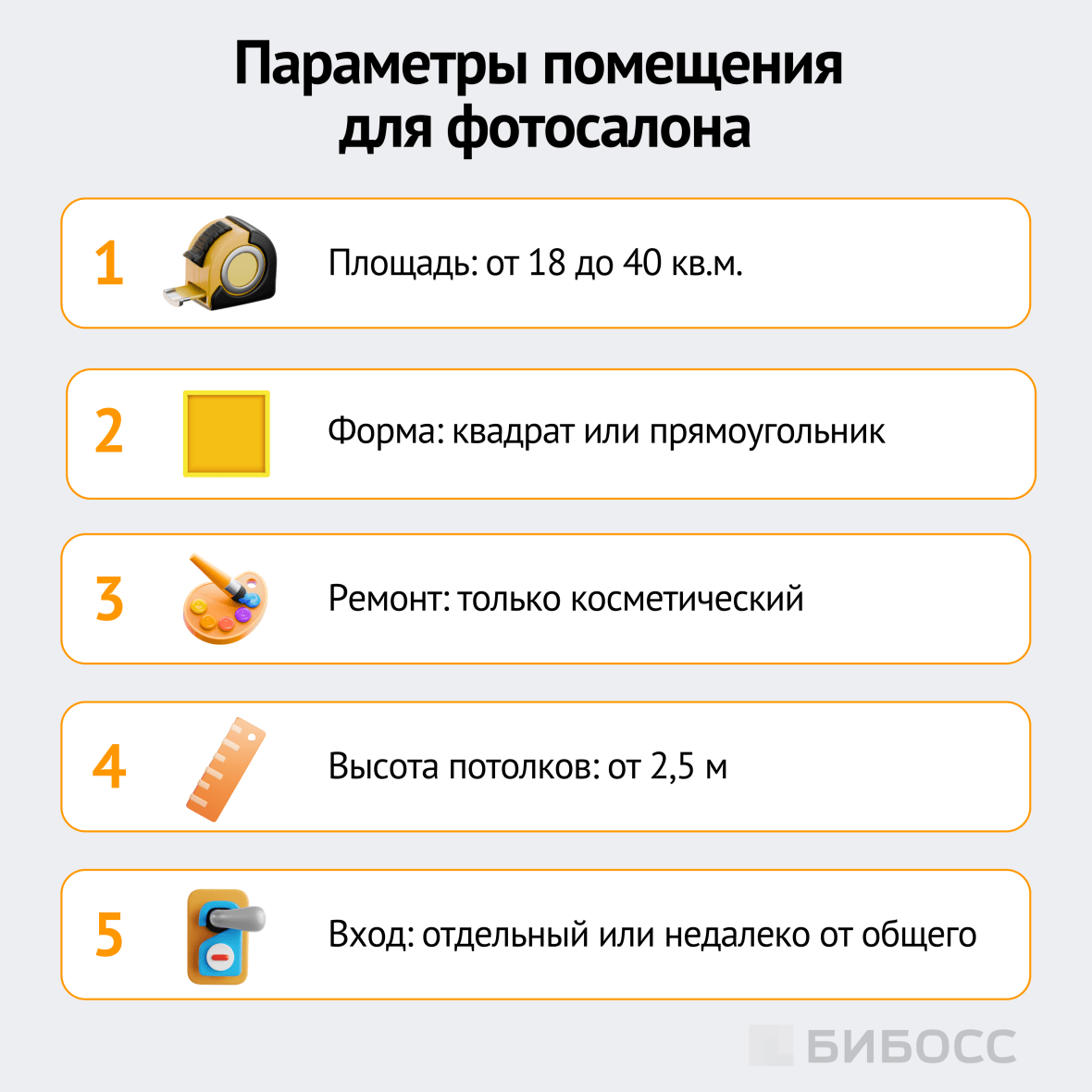 как выбрать помещение для фотосалона