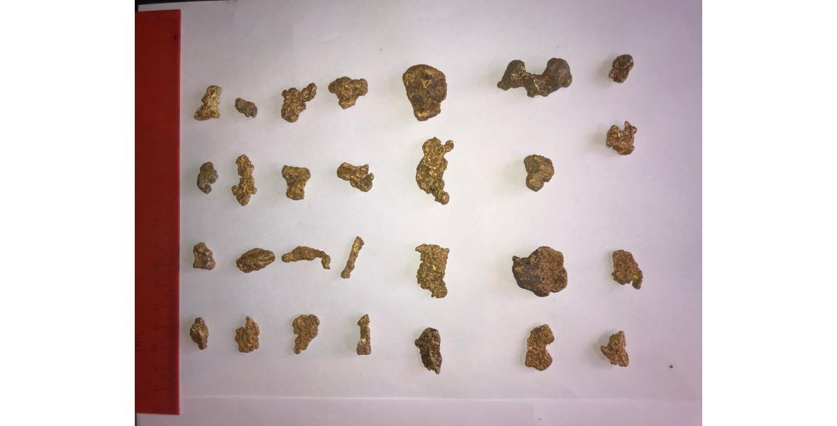 добытые самородки