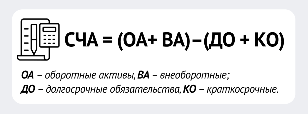 Формула СЧА
