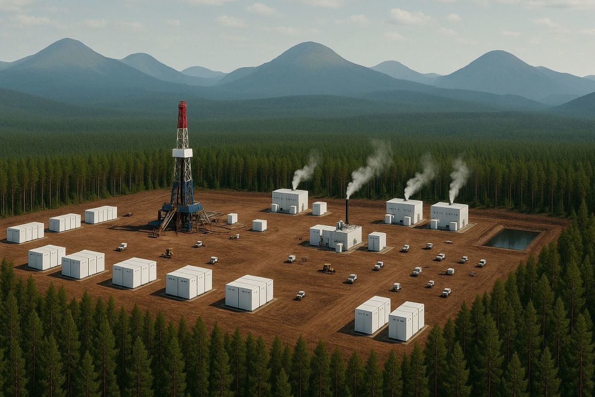 Криптозавод на газовом месторождении