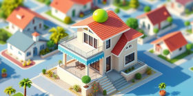 Строительство домов в The Sims