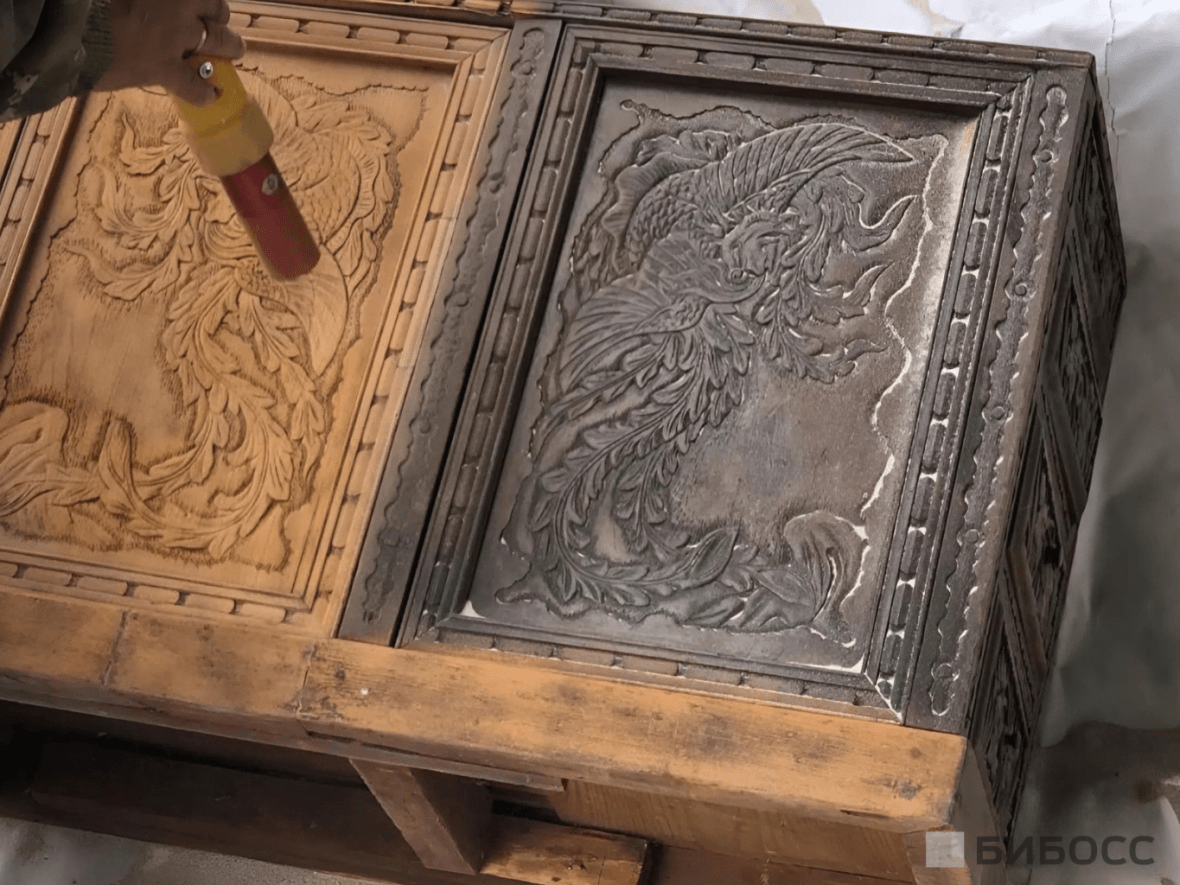 Реставрация комода с Авито, до после