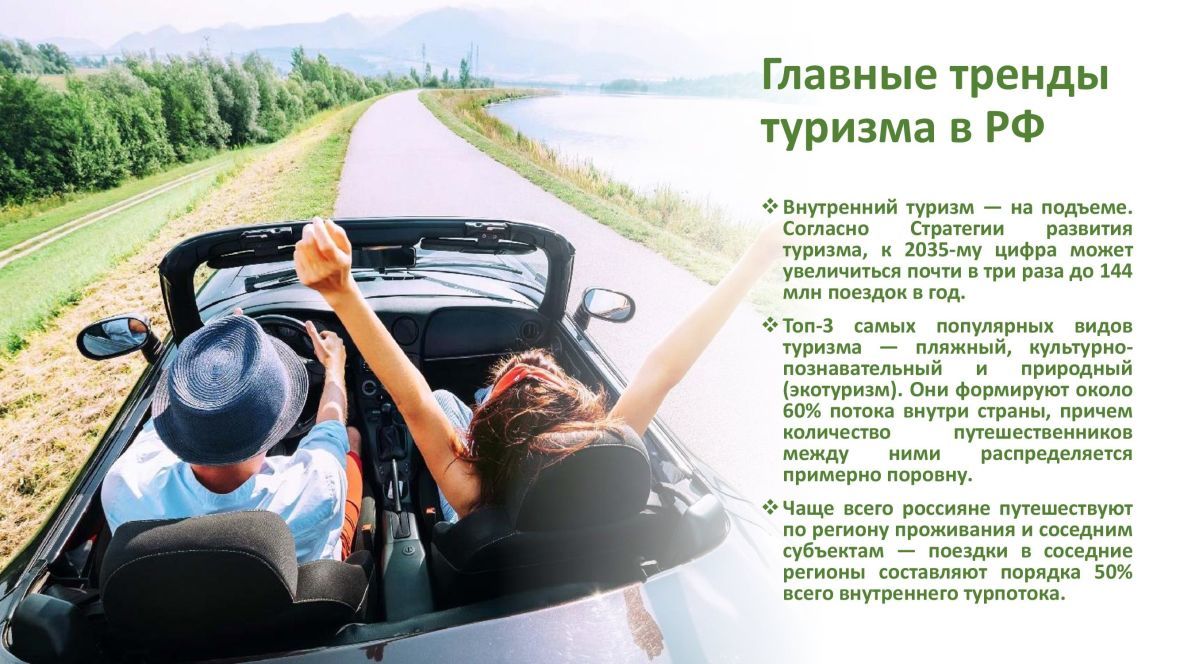 Главные тренды туризма в РФ