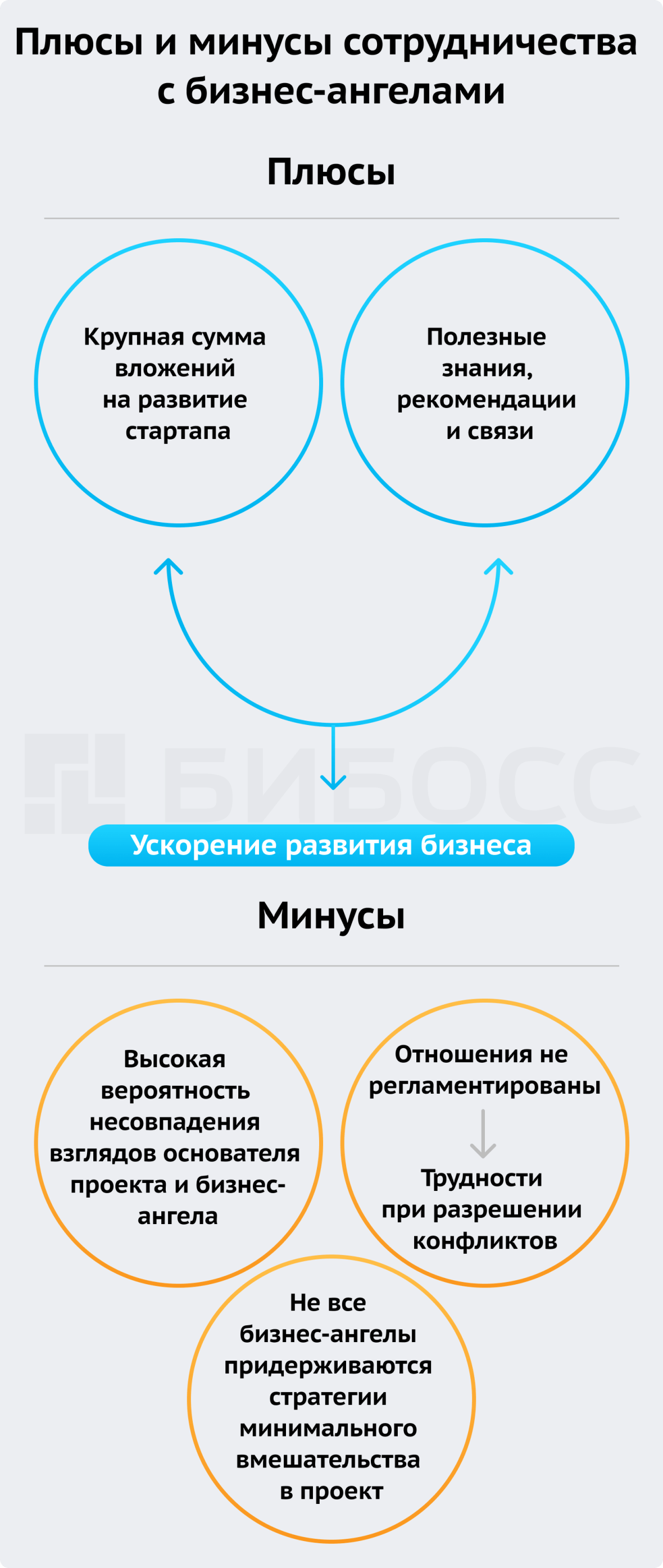 Плюсы и минусы сотрудничества с бизнес-ангелами