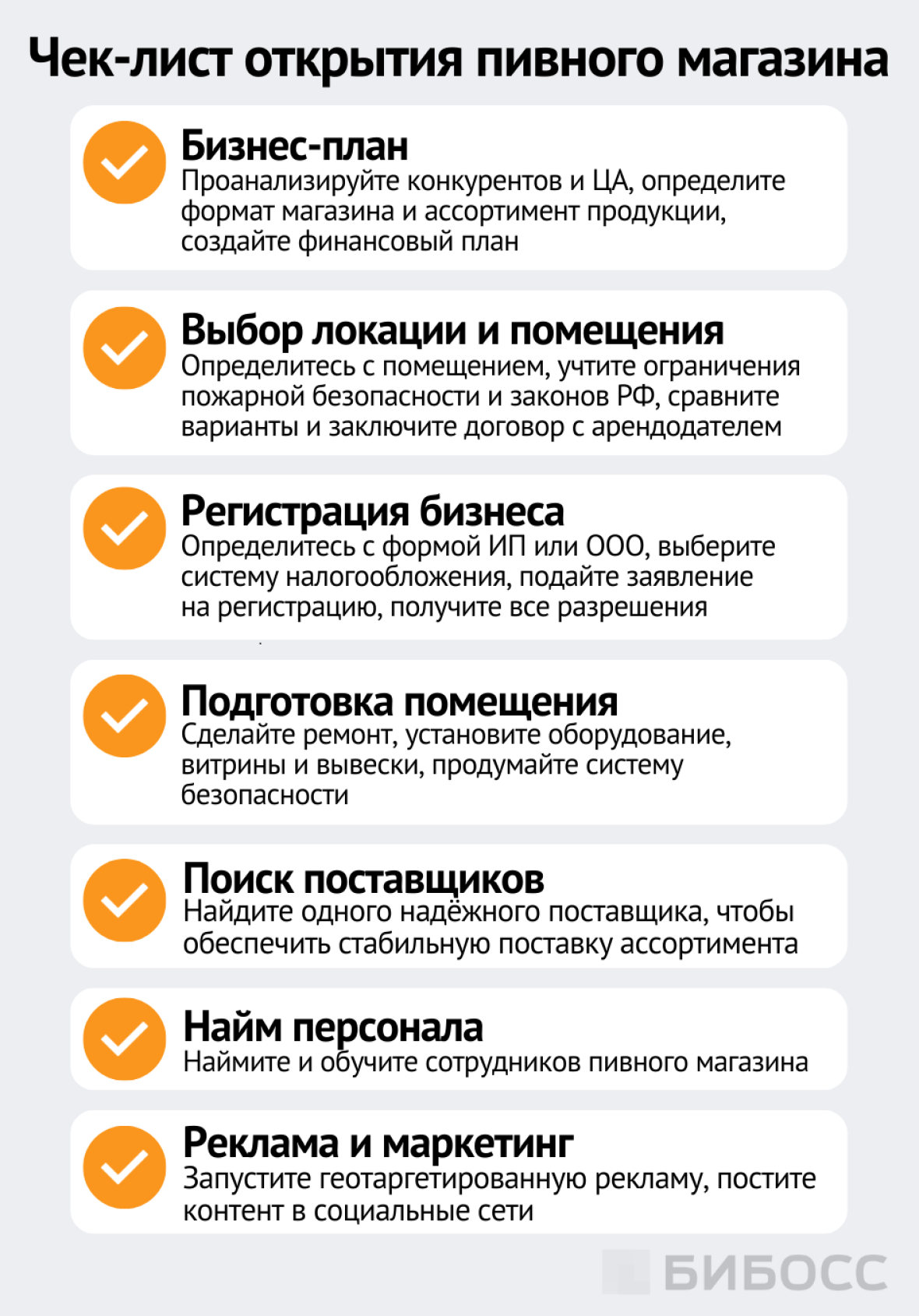 Чек-лист открытия пивного магазина